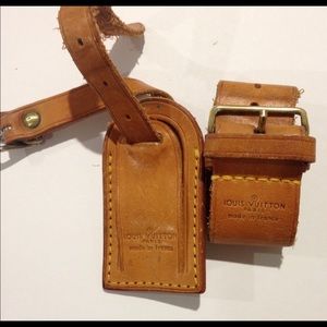 Authentic Louis Vuitton Luggage tag